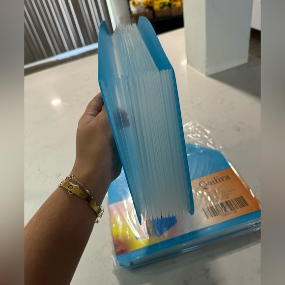 LAST PRICE🍒🤍QADIRA file folder 12 pockets accordion style ✨ - Picture 6 of 10